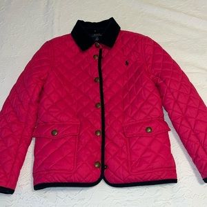 Pink Polo Girls Puffer Jacket